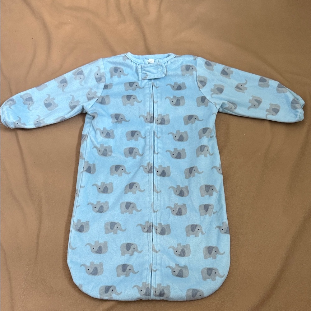 Kensie Baby Blue Elephant Kids Sleep Sack